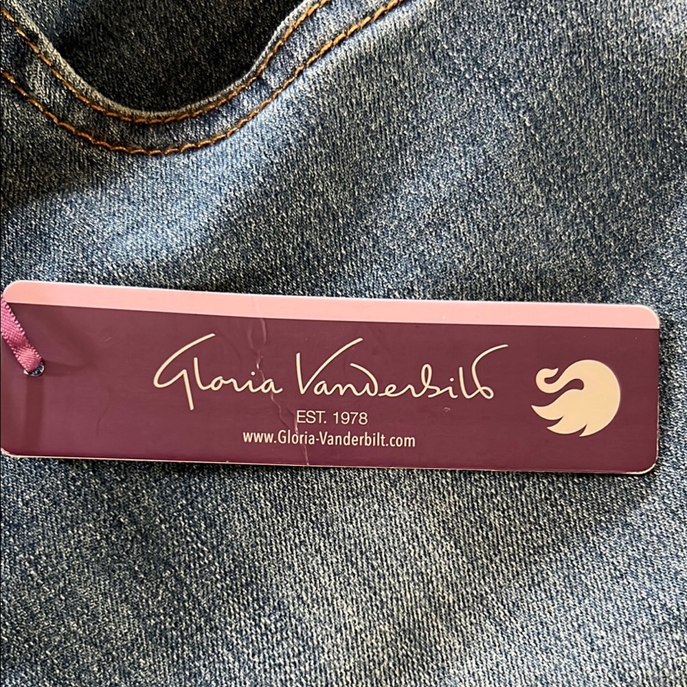 Gloria Vanderbilt Amanda Women's Blue Original Slimming Jean Size 10 P short - Picture 10 of 16